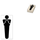 Tampons Encreurs Timbre d'art de la silhouette momiée moderne (Tamponné)