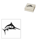 Tampons Encreurs timbre d'art de l'espadon de l'océan (Tamponné)