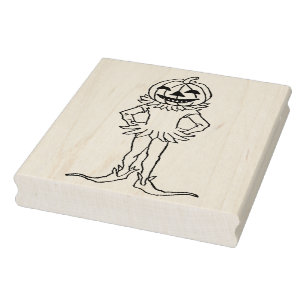 Tampons Encreurs Timbre d'art de l'illustration de l'esprit citroui