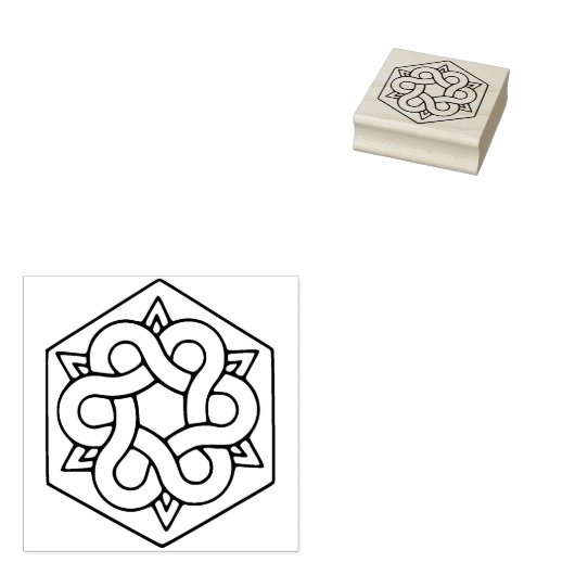 Tampons Encreurs timbre d'art de noël celtique (Tamponné)
