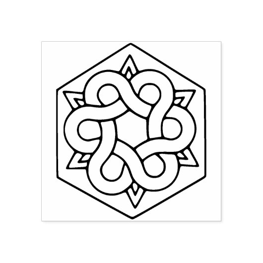 Tampons Encreurs timbre d'art de noël celtique (Impression)