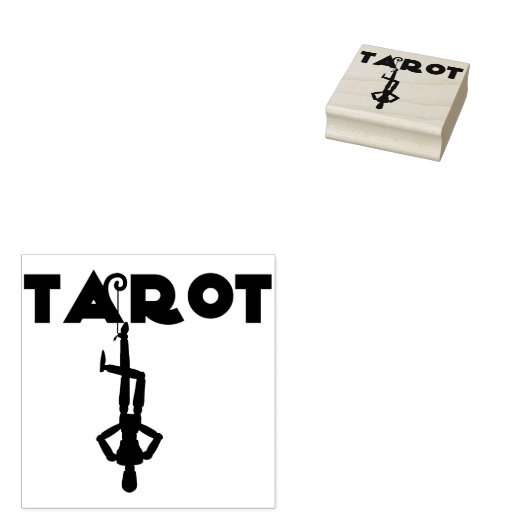 Tampons Encreurs timbre d'art de tarot hangman (Tamponné)