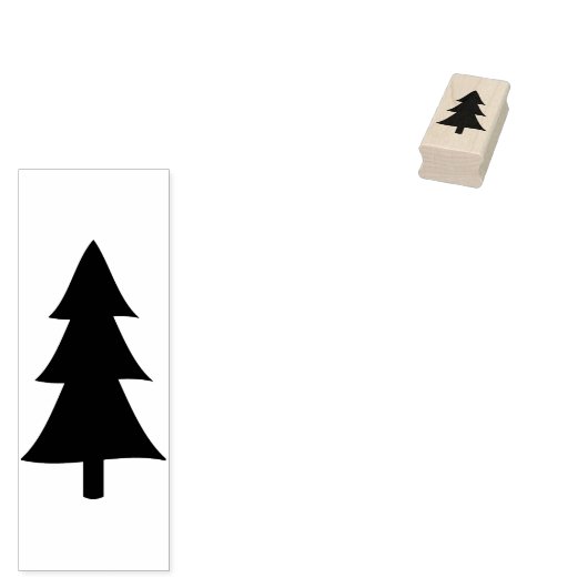 Tampons Encreurs timbre d'art des arbres de noël (Tamponné)
