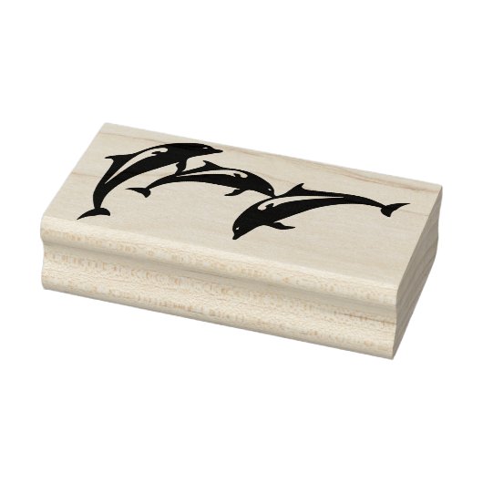 Tampons Encreurs timbre d'art des dauphins (Tampon)