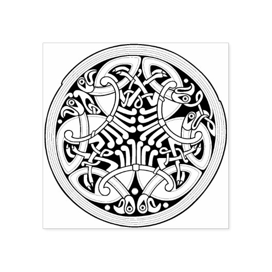 Tampons Encreurs timbre d'art des oiseaux celtes (Impression)