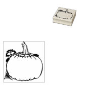 Tampons Encreurs Timbre d'art d'illustration de chat et de citrouil (Tamponné)