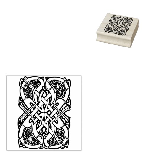 Tampons Encreurs Timbre d'art d'illustrations d'animaux celtes (Tamponné)