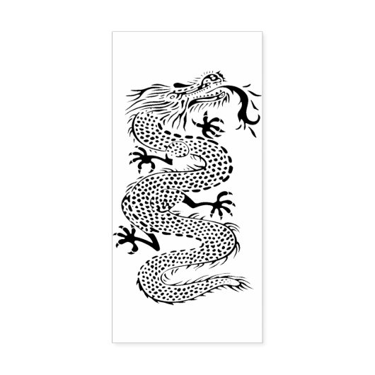 Tampons Encreurs Timbre d'art dragon chinois (Impression)