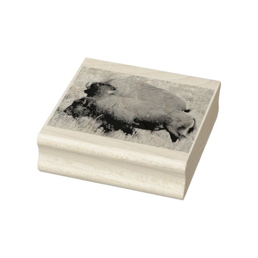 Tampons Encreurs Timbre d'art du bois de buffle (Tampon)