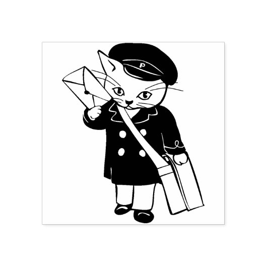 Tampons Encreurs timbre d'art du chat (Impression)