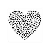 Tampons Encreurs timbre d'art du coeur des chats (Impression)