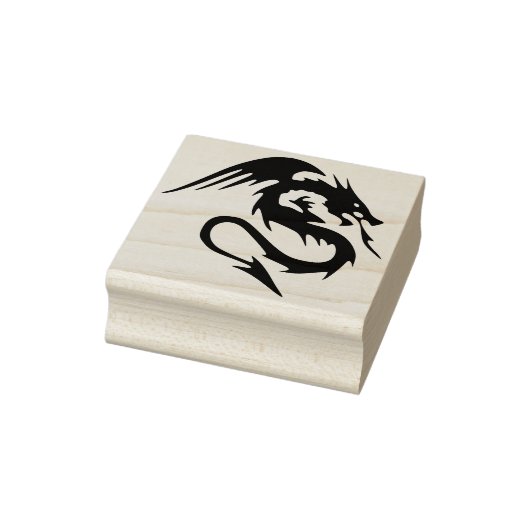 Tampons Encreurs timbre d'art du dragon de feu (Tampon)