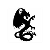 Tampons Encreurs timbre d'art du dragon médiéval (Impression)