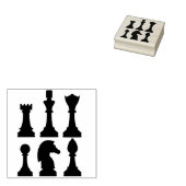Tampons Encreurs timbre d'art du jeu d'échecs (Tamponné)