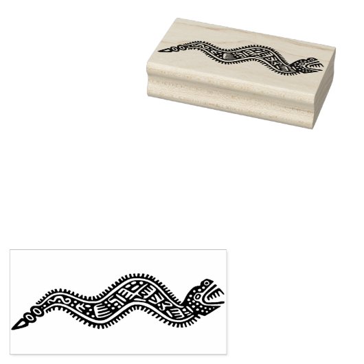 Tampons Encreurs timbre d'art du serpent (Tamponné)