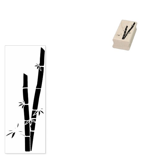 Tampons Encreurs timbre d'art en bambou (Tamponné)