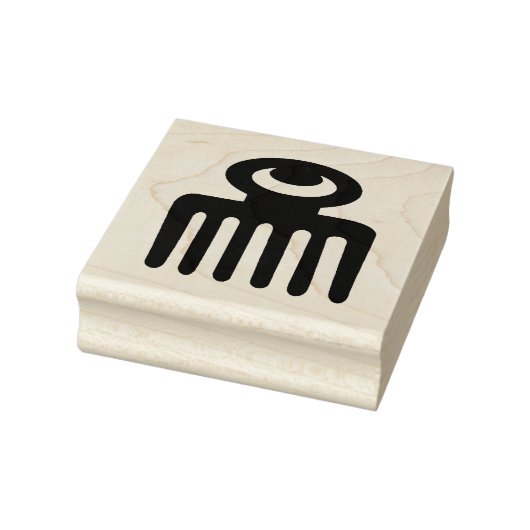 Tampons Encreurs Timbre d'art en bois Adinkra - Beauté féminine + P (Tampon)