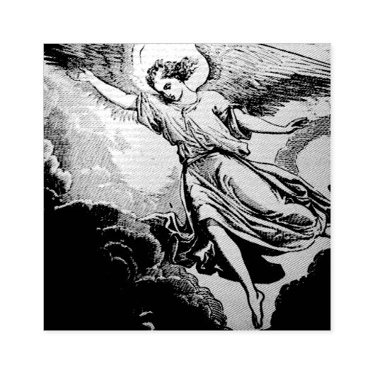 Tampons Encreurs Timbre d'art en bois ANGELS (Impression)