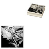Tampons Encreurs Timbre d'art en bois ANGELS (Tamponné)