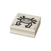 Tampons Encreurs Timbre d'art en bois Axolotl (Tampon)