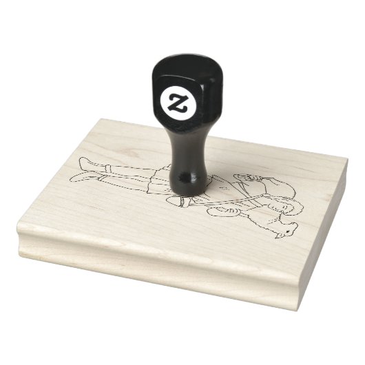 Tampons Encreurs Timbre d'art en bois - Bon Berger (Tampon)