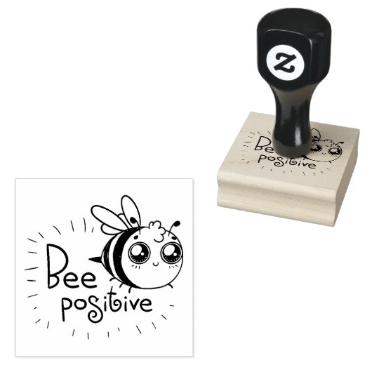 Tampons Encreurs Timbre d'art en bois Bumblebee Positif (Tamponné)