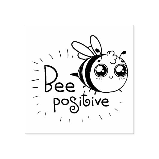Tampons Encreurs Timbre d'art en bois Bumblebee Positif (Impression)