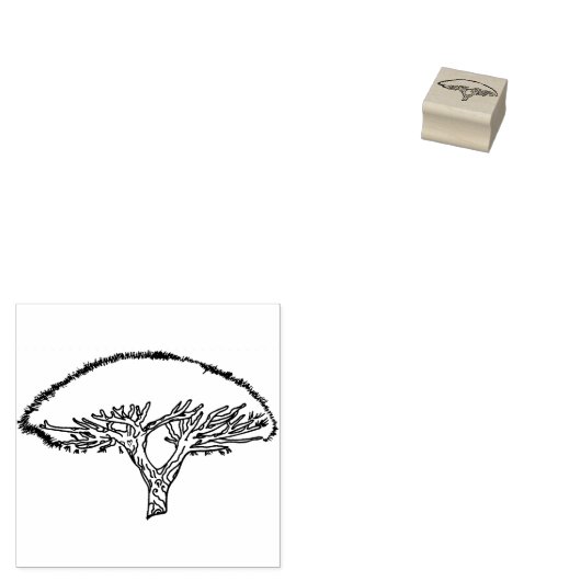 Tampons Encreurs Timbre d'art en bois d'arbre (Tamponné)