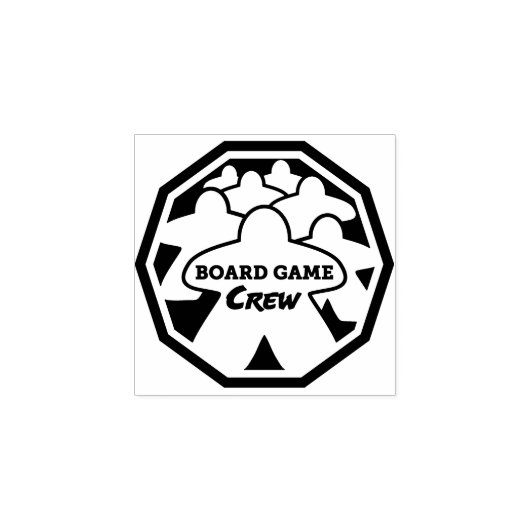 Tampons Encreurs Timbre d'art en bois de l'équipage de jeu de socié (Impression)