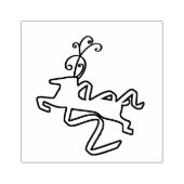 Tampons Encreurs Timbre d'art en bois de rennes (Impression)