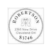 Tampons Encreurs Timbre d'art en bois design simple et élégant (Impression)