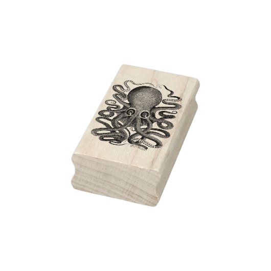 Tampons Encreurs Timbre d'art en bois d'Octopus (Tampon)