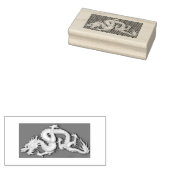 Tampons Encreurs Timbre d'art en bois Dragon (Tamponné)