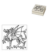 Tampons Encreurs Timbre d'art en bois Dragon (Tamponné)