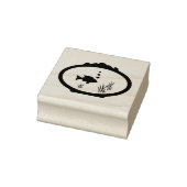 Tampons Encreurs Timbre d'art en bois du bol de poisson (Tampon)