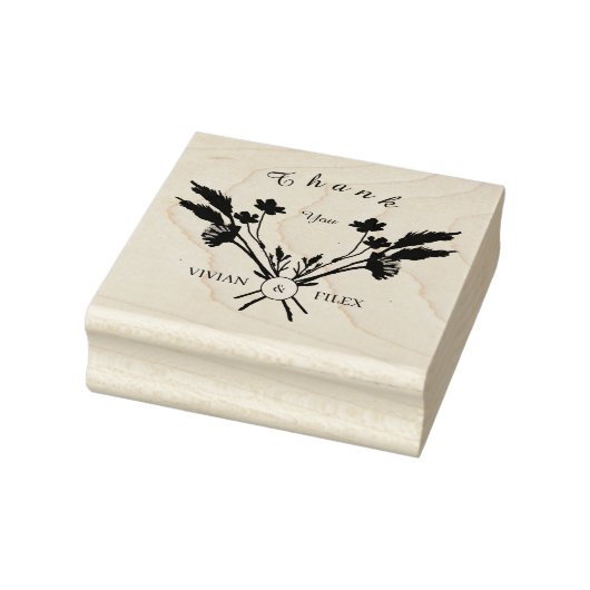 Tampons Encreurs Timbre d'art en bois Fleur sauvage Spring Cross (Tampon)