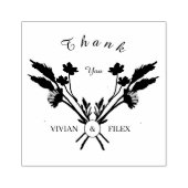 Tampons Encreurs Timbre d'art en bois Fleur sauvage Spring Cross (Impression)