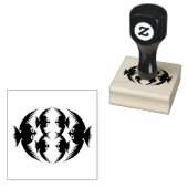 Tampons Encreurs Timbre d'art en bois Halloween Crows (Tamponné)