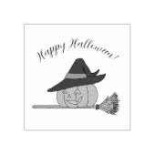 Tampons Encreurs Timbre d'art en bois Jack-o-Lanturn (Impression)