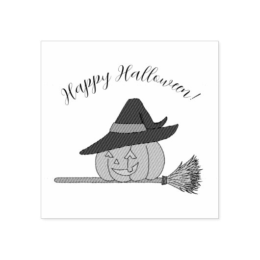 Tampons Encreurs Timbre d'art en bois Jack-o-Lanturn (Impression)