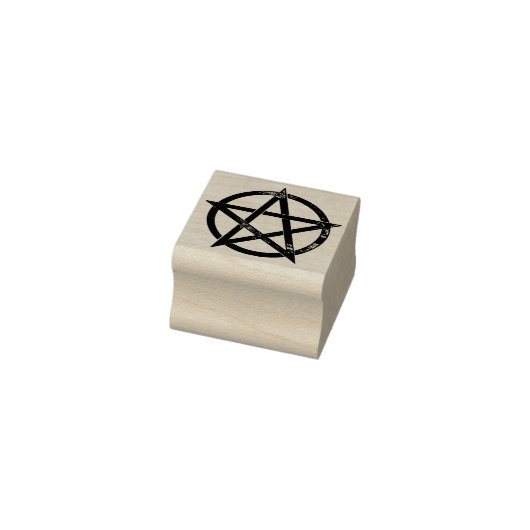 Tampons Encreurs Timbre d'art en bois Pentacle (Tampon)