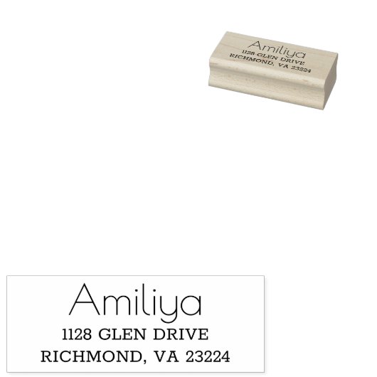 Tampons Encreurs Timbre d'art en bois personnalisé (Tamponné)