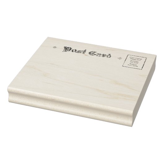 Tampons Encreurs Timbre d'art en caoutchouc de la carte postale Vin (Tampon)