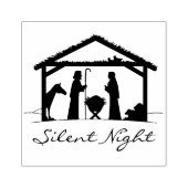 Tampons Encreurs Timbre d'art en caoutchouc de Noël du Manger de Be (Impression)