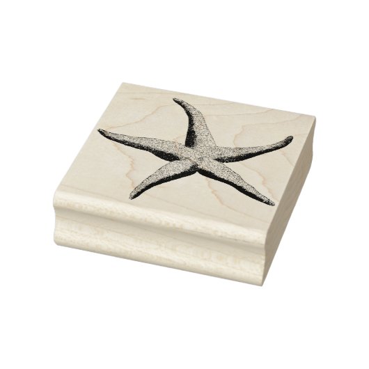 Tampons Encreurs Timbre d'art en caoutchouc de poisson-Starfish vin (Tampon)