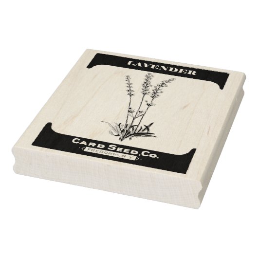 Tampons Encreurs Timbre d'art en caoutchouc pour paquets de graines (Tampon)