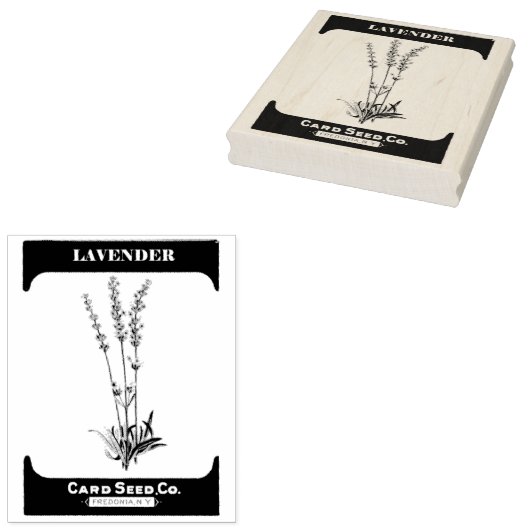 Tampons Encreurs Timbre d'art en caoutchouc pour paquets de graines (Tamponné)