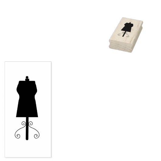 Tampons Encreurs Timbre d'art en forme de robe à coudre (Tamponné)