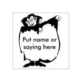 Tampons Encreurs Timbre d'art en silhouette 2 silhouettes (Impression)