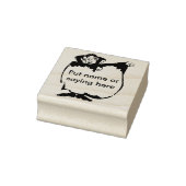 Tampons Encreurs Timbre d'art en silhouette 2 silhouettes (Tampon)